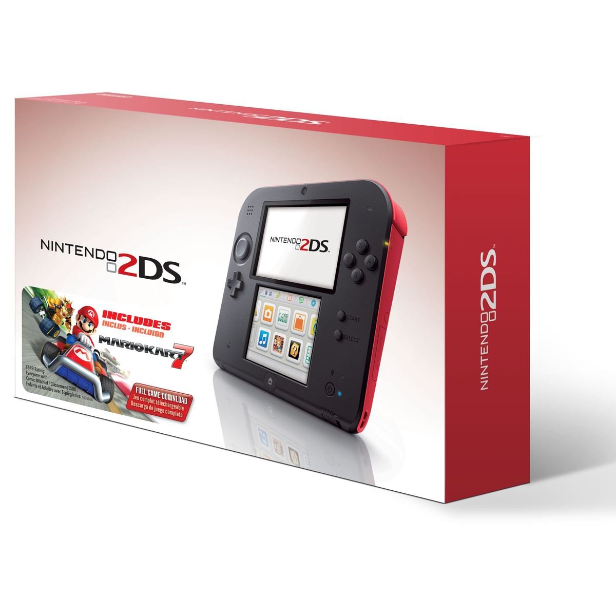 Consola 2DS Red Mario Kart