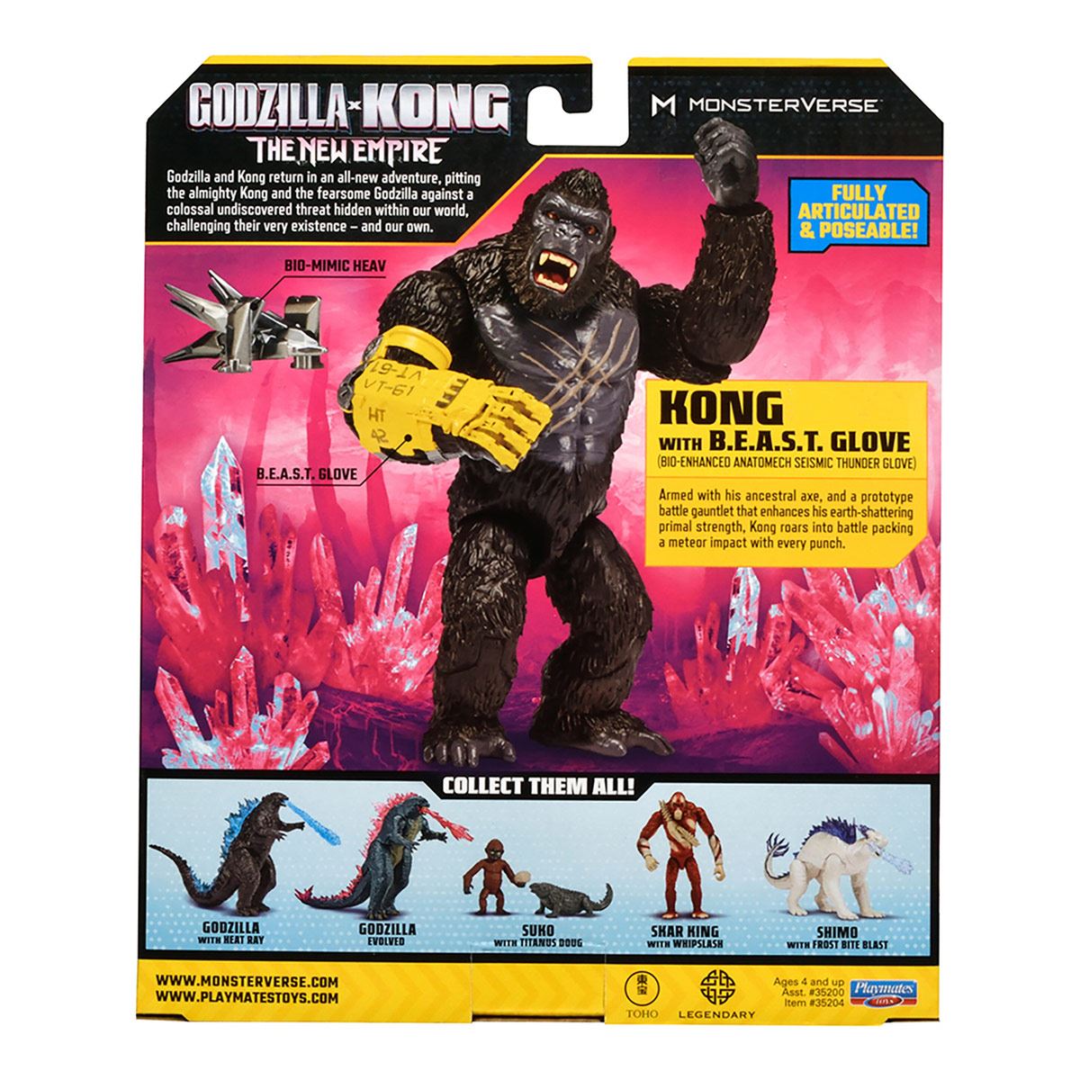 Figura de Acción Surtida 6” Godzilla X Kong