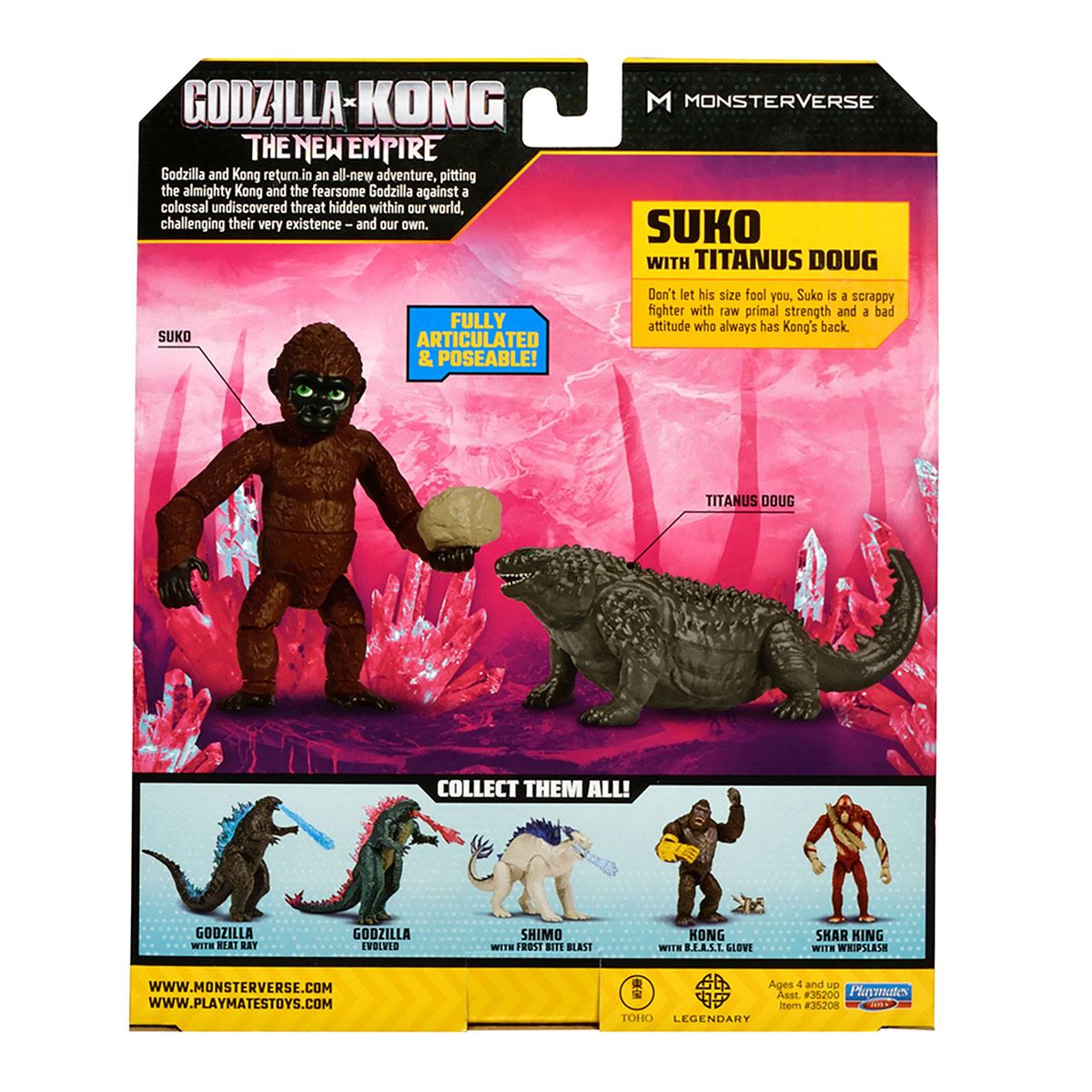 Figura de Acción Surtida 6” Godzilla X Kong