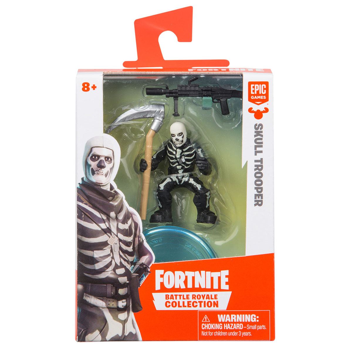 Fortnite mini figura "Skull Trooper" con accesorios