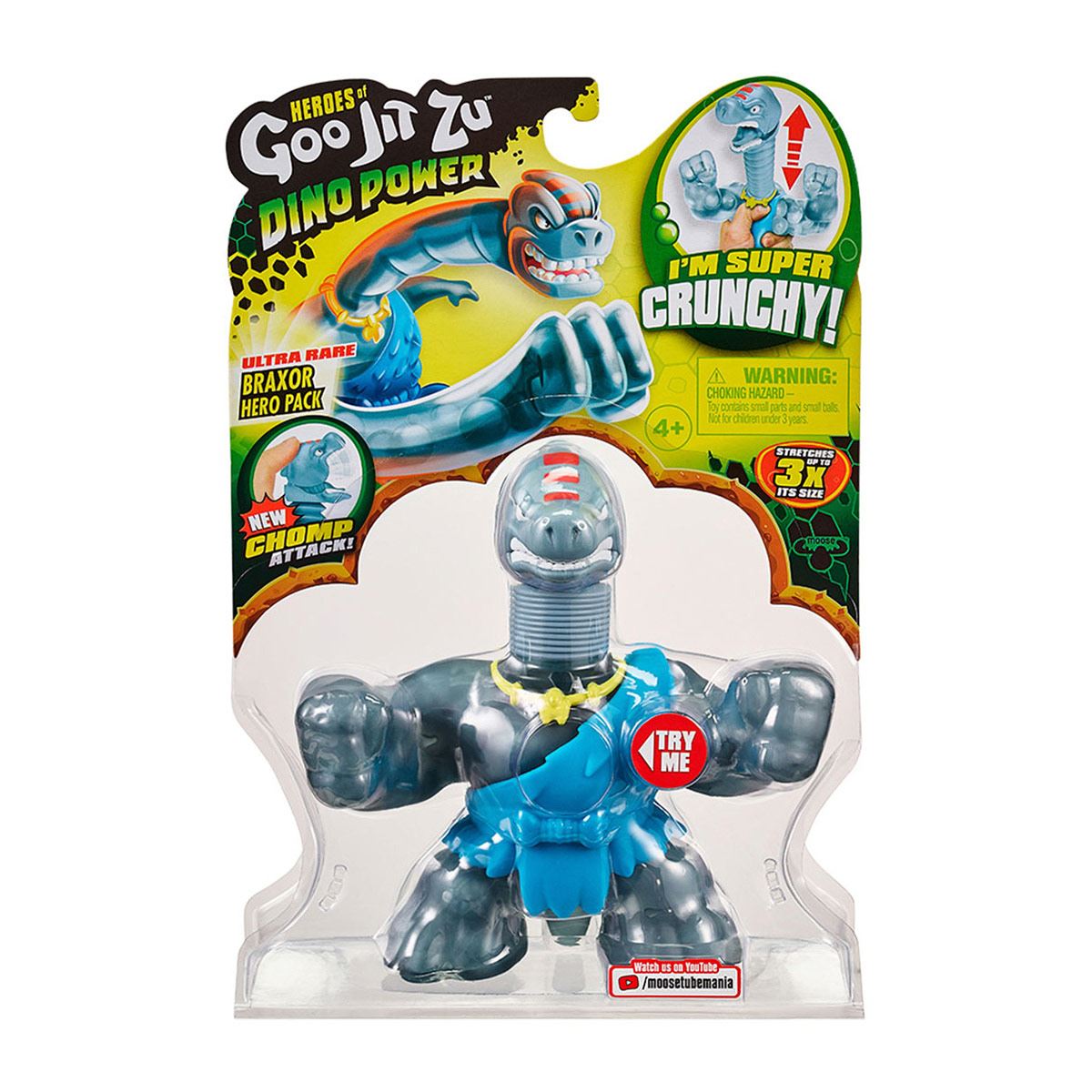 Figura elástica dinosaurio GooJitZu Dino Power Bandai