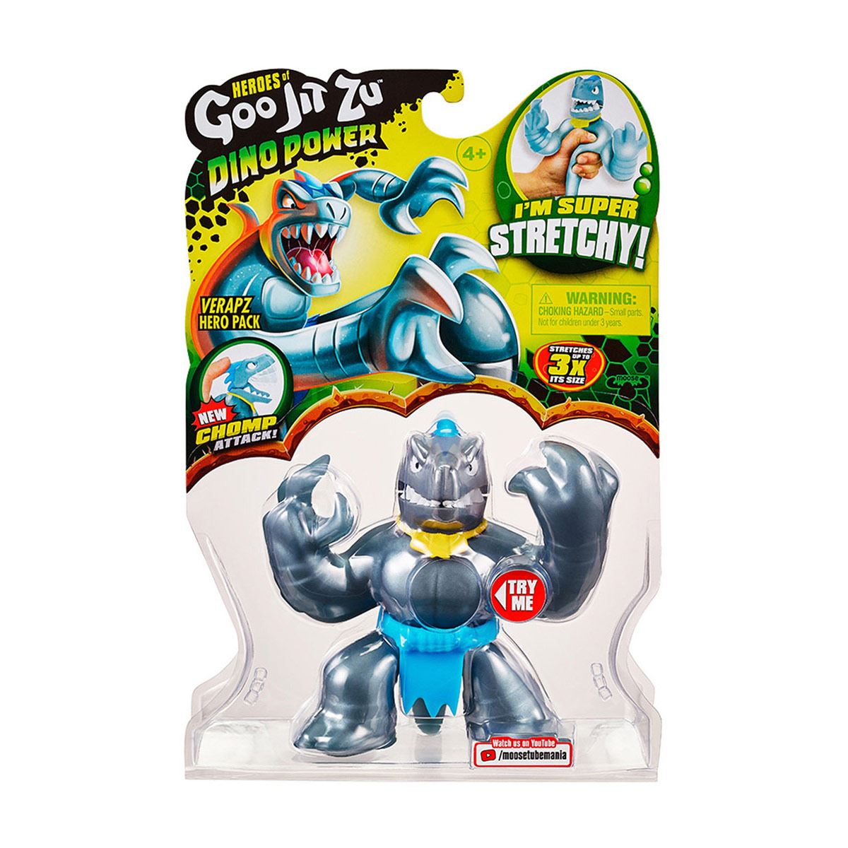 Figura elástica dinosaurio GooJitZu Dino Power Bandai