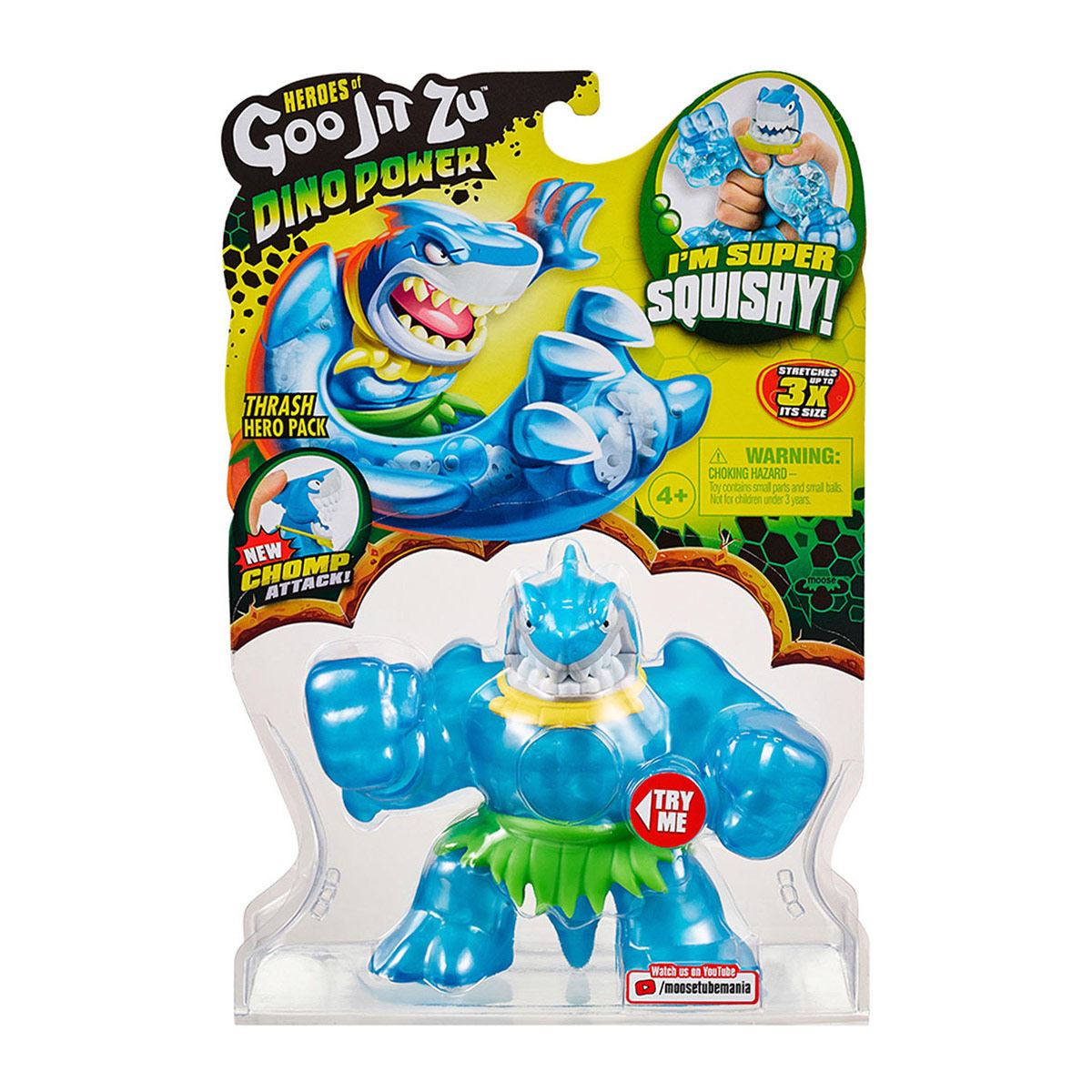 Figura elástica dinosaurio GooJitZu Dino Power Bandai