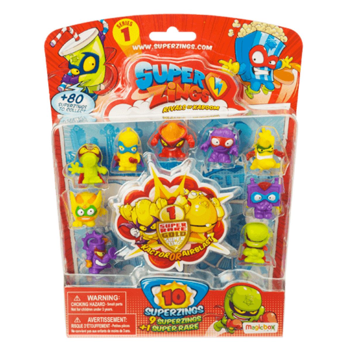 10 Pack Superzings Serie 1 Bandai