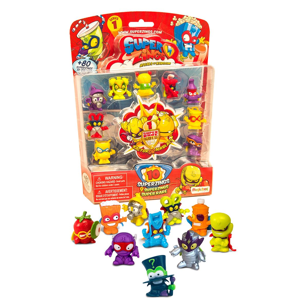 10 Pack Superzings Serie 1 Bandai