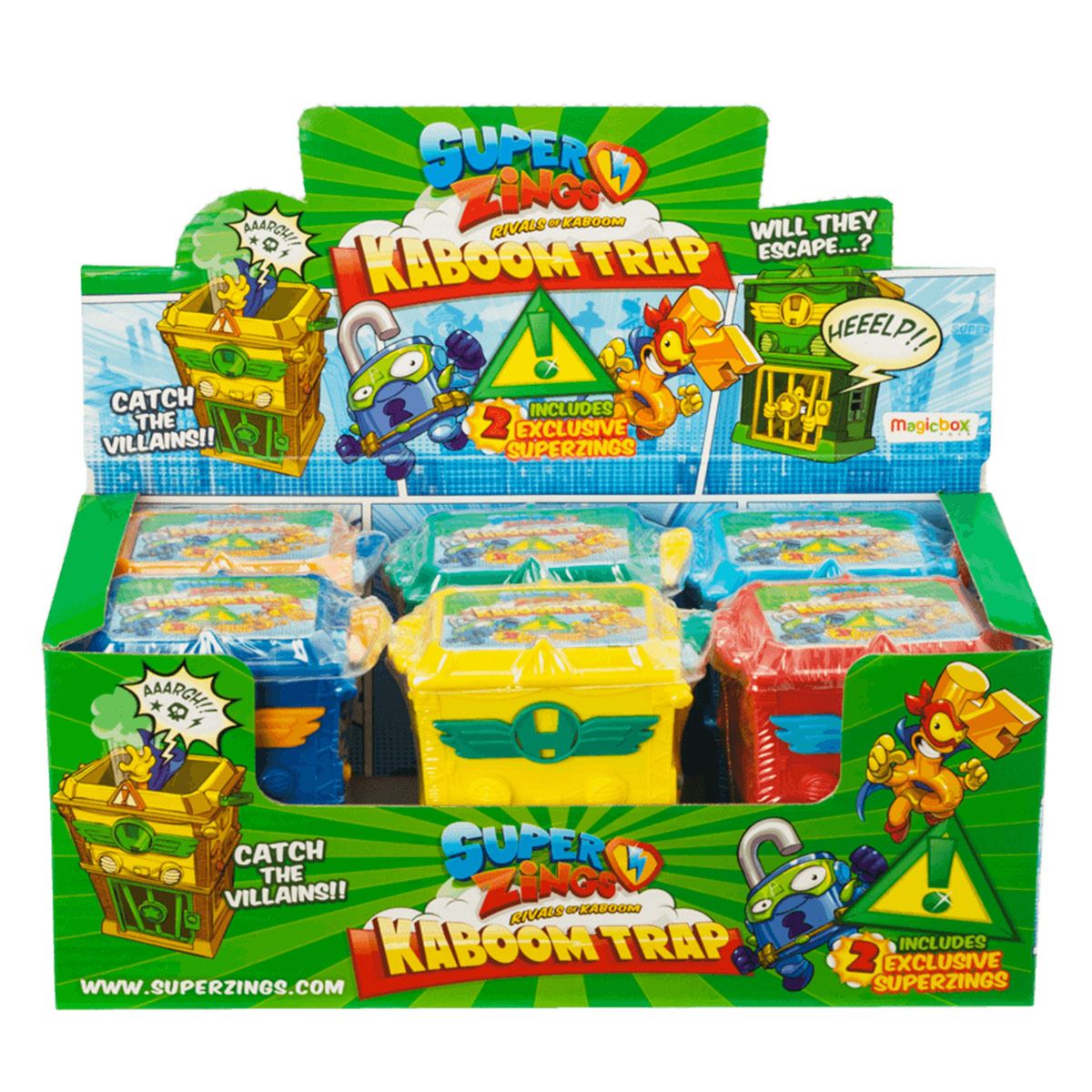 Trampa Kaboom Superzings Bandai