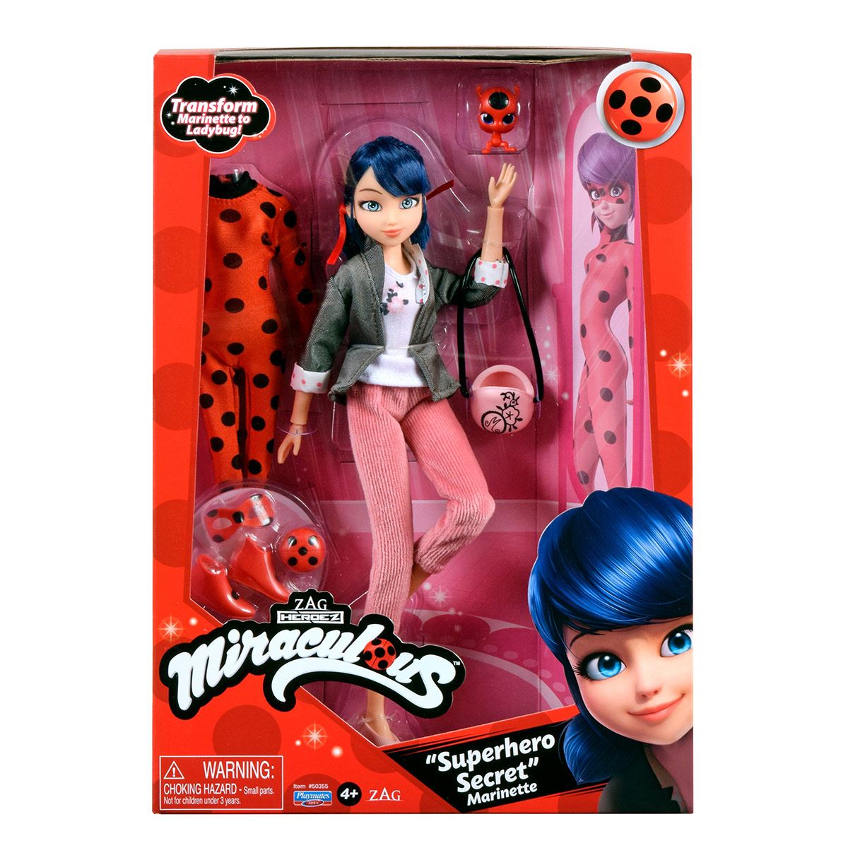Muñeca con 2 Outfits Miraculous Ladybug Bandai