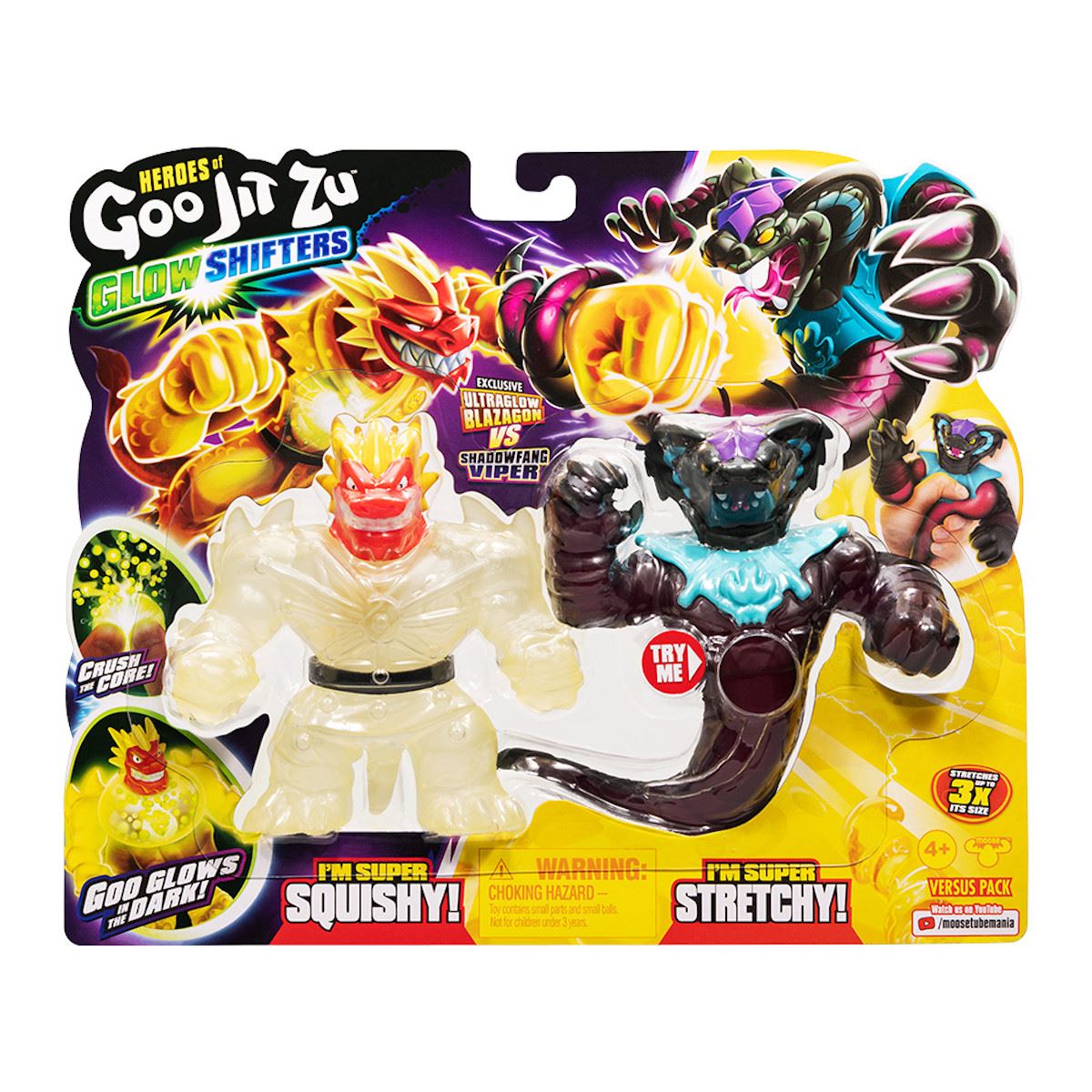 Pack Figuras Surtidas Heroes of Goo Jit Zu Glow Shifters