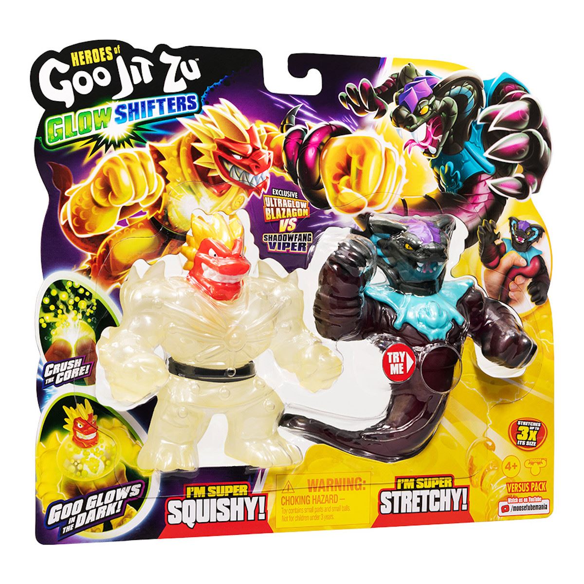Pack Figuras Surtidas Heroes of Goo Jit Zu Glow Shifters