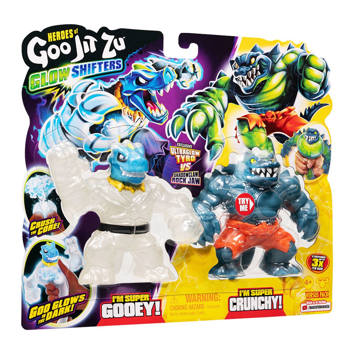 Pack Figuras Surtidas Heroes of Goo Jit Zu Glow Shifters