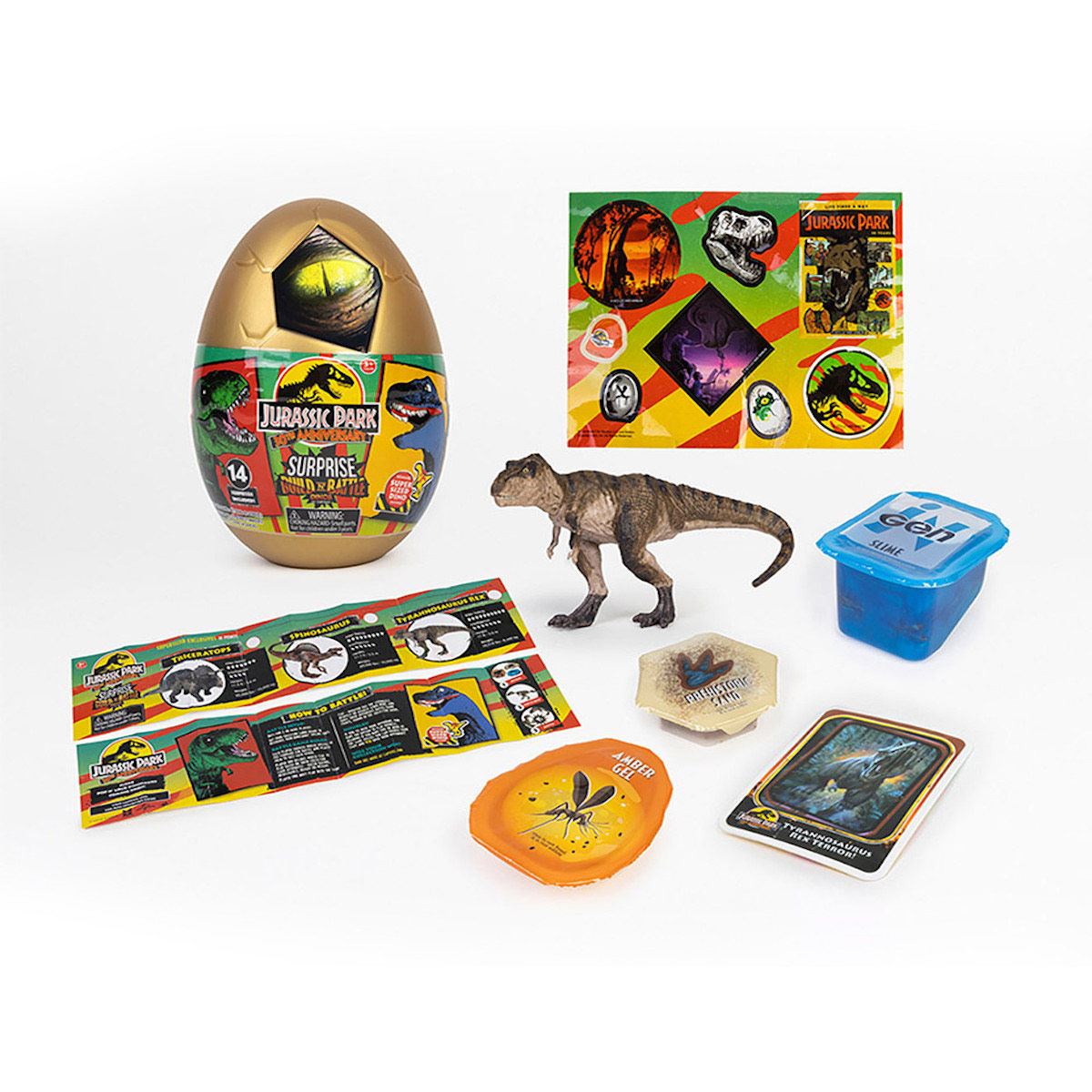 Bandai Jurassic World Captivz Huevo Sorpresa 30 Aniversario