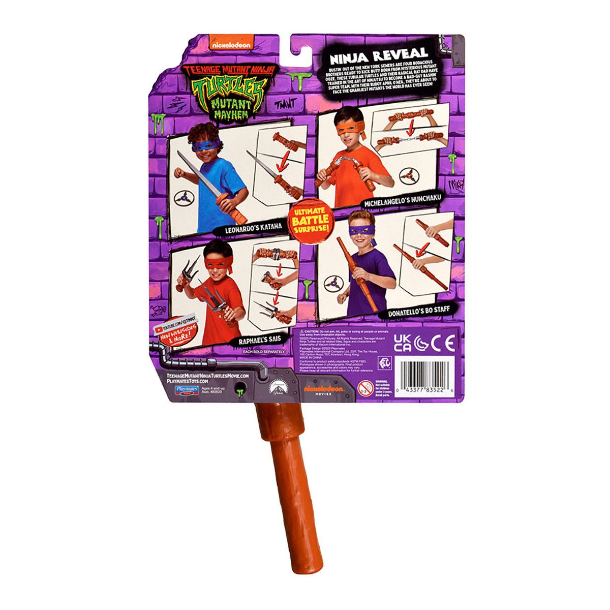 Teenage Mutant Ninja Turtles Movie Roleplay Bandai