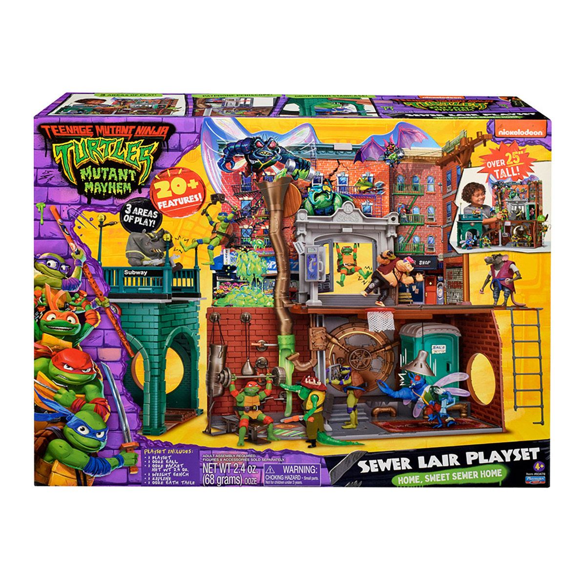 Teenage Mutant Ninja Turtles Movie Playset Bandai