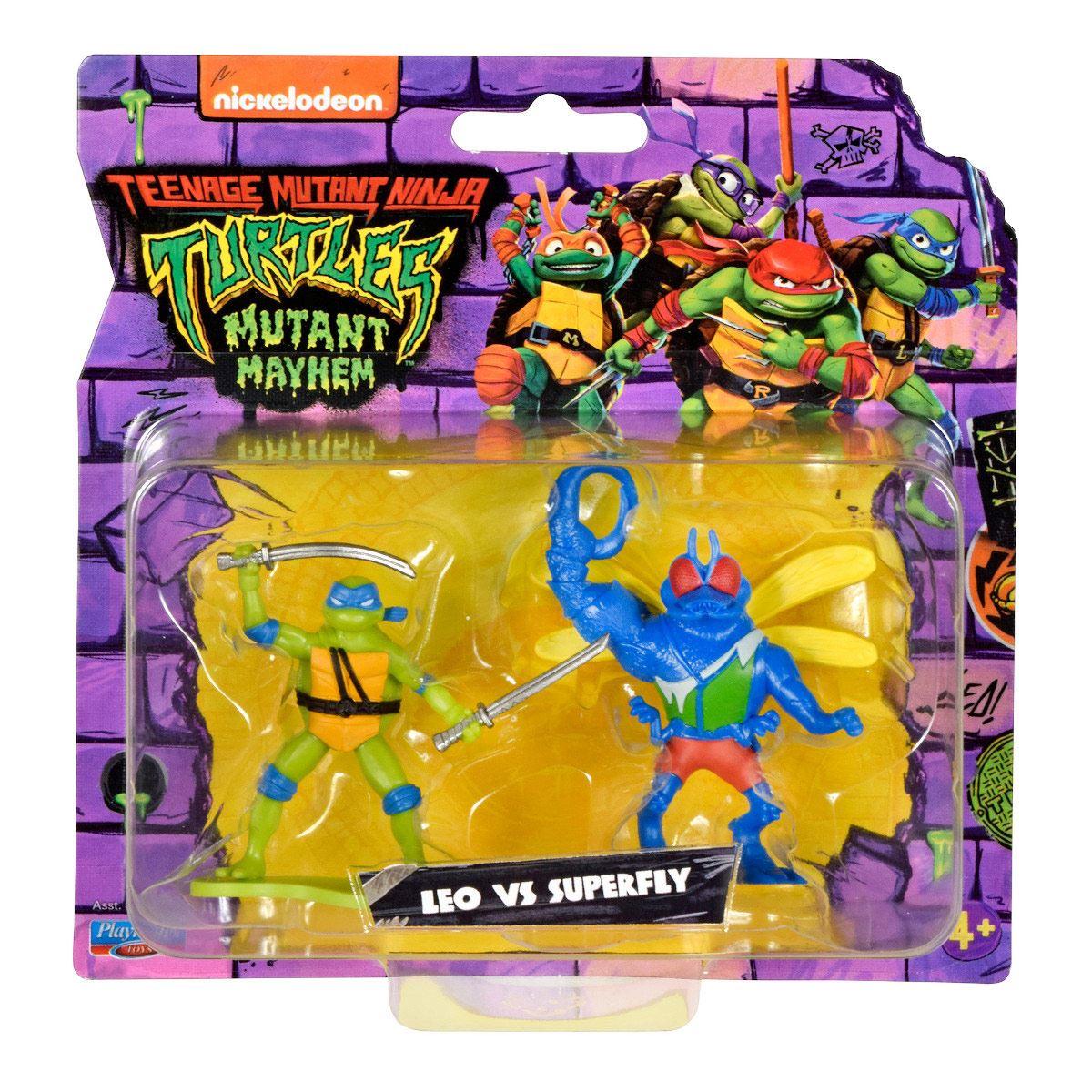 Teenage Mutant Ninja Turtles Movie Mini Figura 2 Pack Bandai