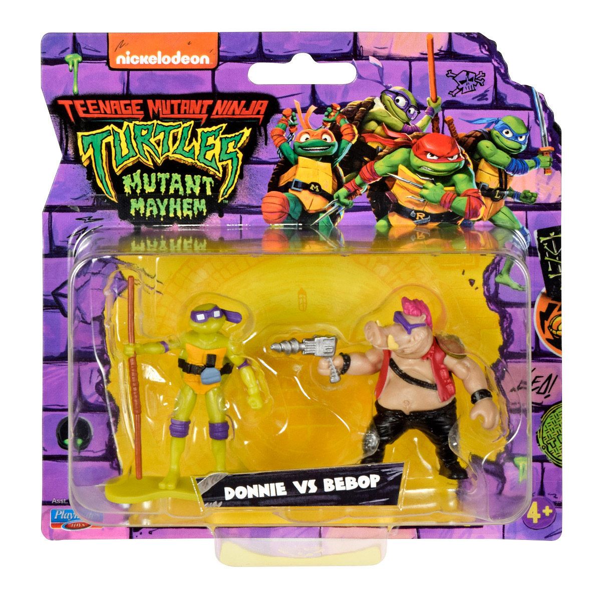 Teenage Mutant Ninja Turtles Movie Mini Figura 2 Pack Bandai