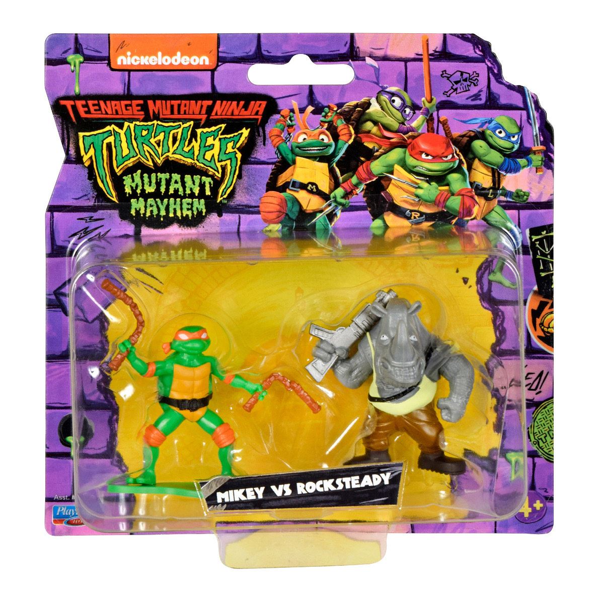 Teenage Mutant Ninja Turtles Movie Mini Figura 2 Pack Bandai