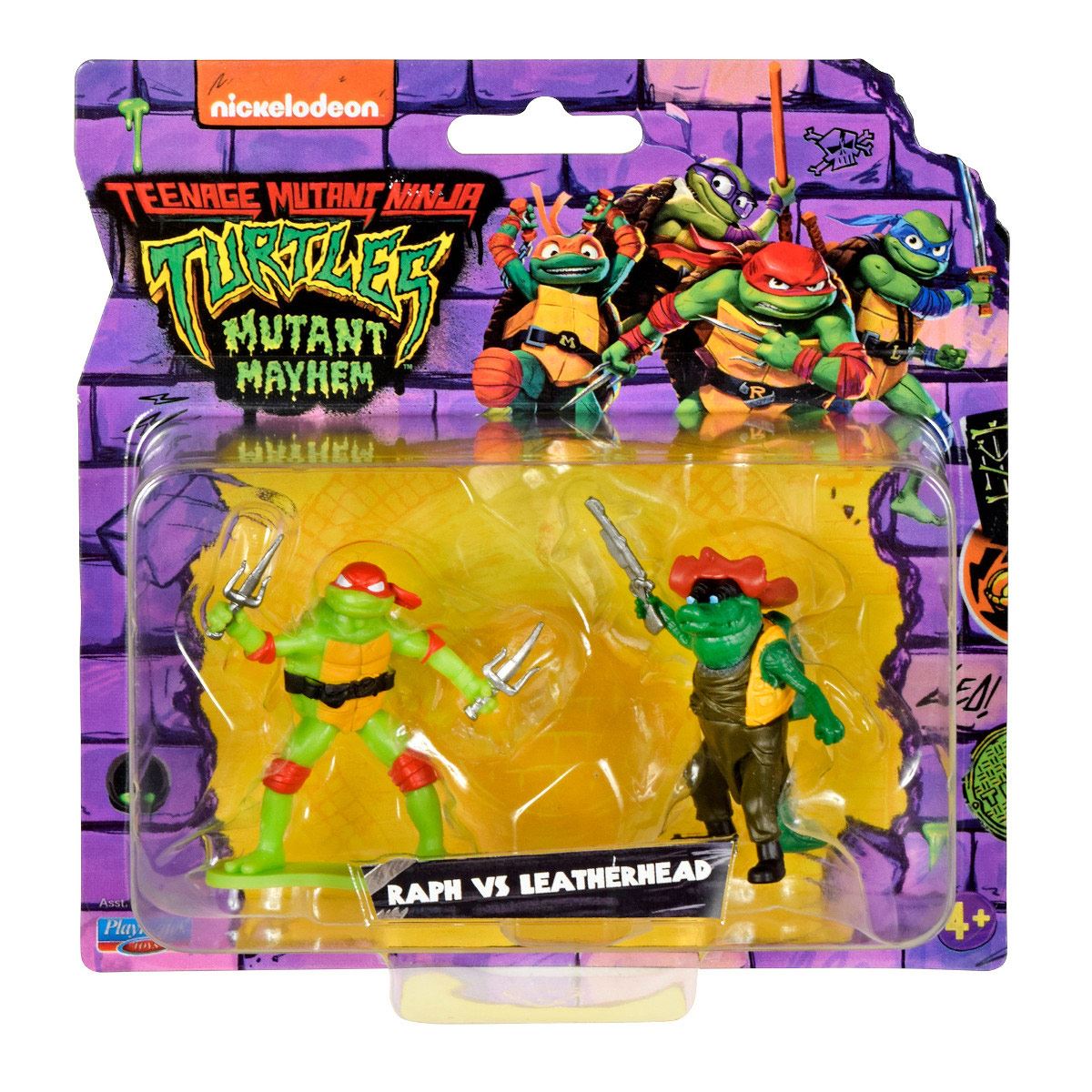 Teenage Mutant Ninja Turtles Movie Mini Figura 2 Pack Bandai