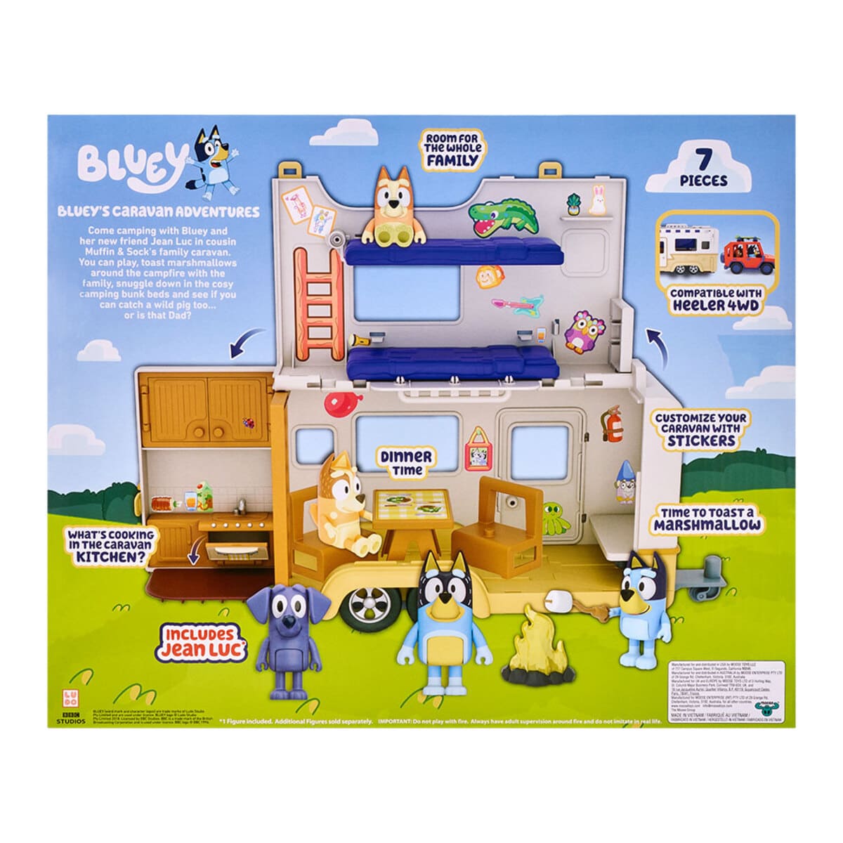Set de Juego Autocaravana Aventuras Bluey