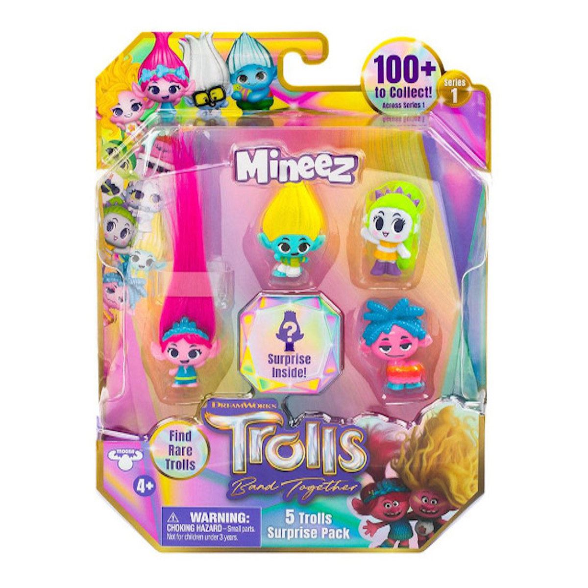 Pack 5 Figuras Trolls