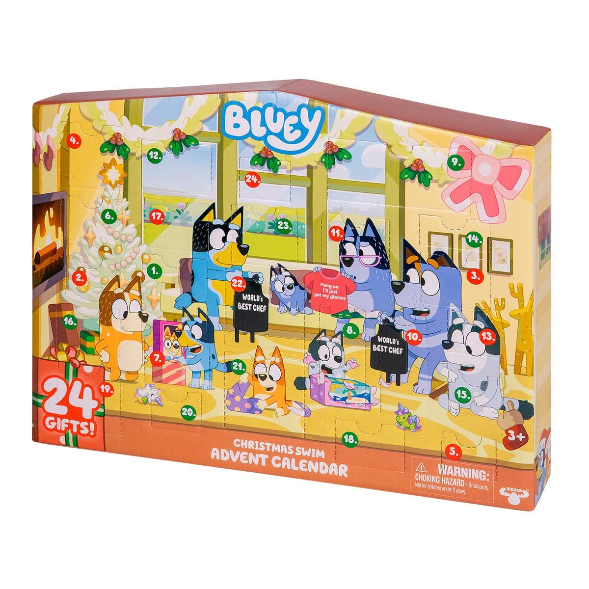 Calendario de Adviento Bluey ¡Cuenta los Días que Faltan para Navidad!