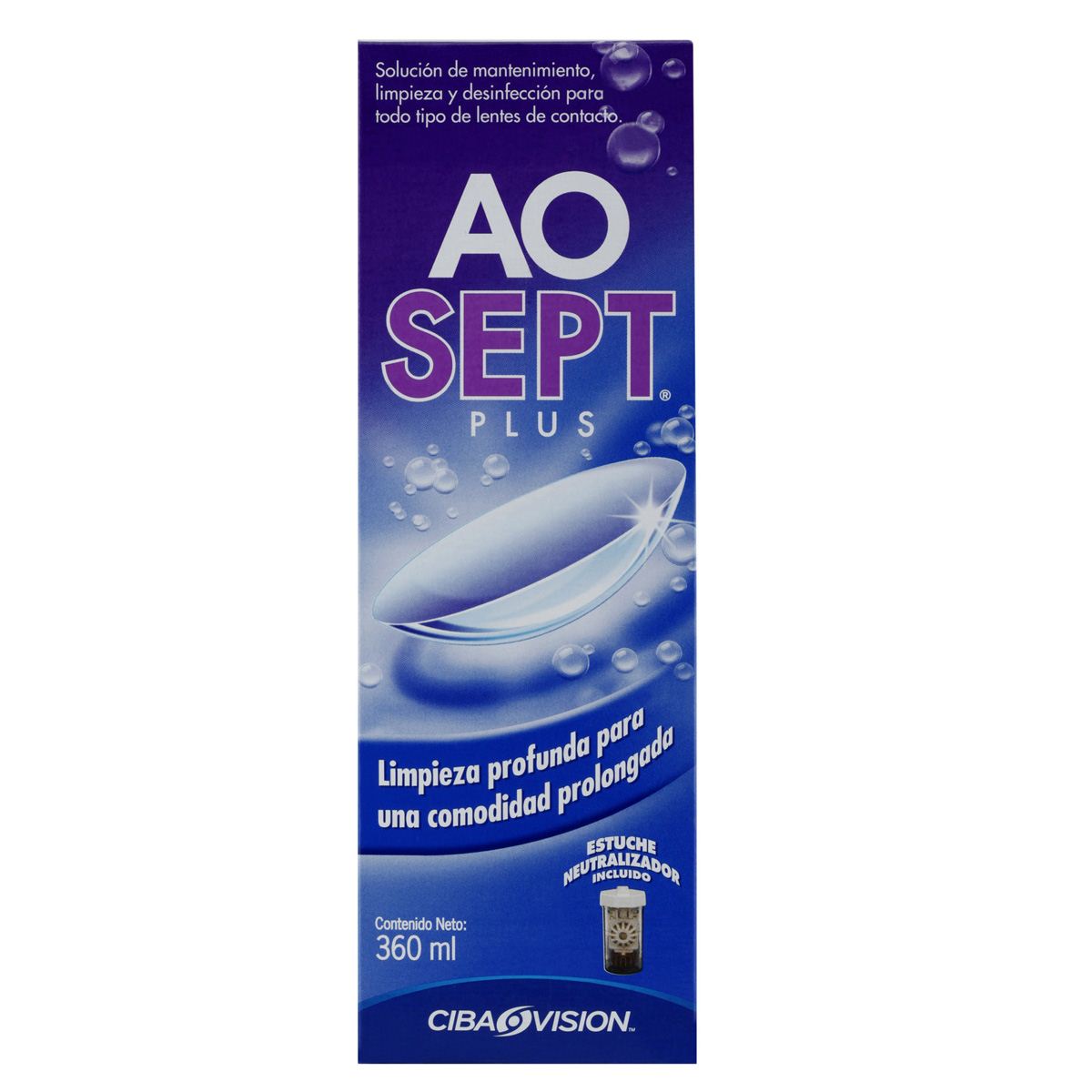 Solución Aosept Plus