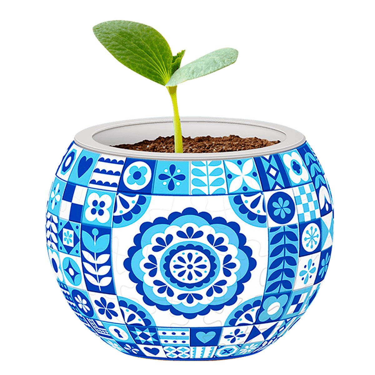 Rompecabezas Folklore Danés Maceta 80 Piezas