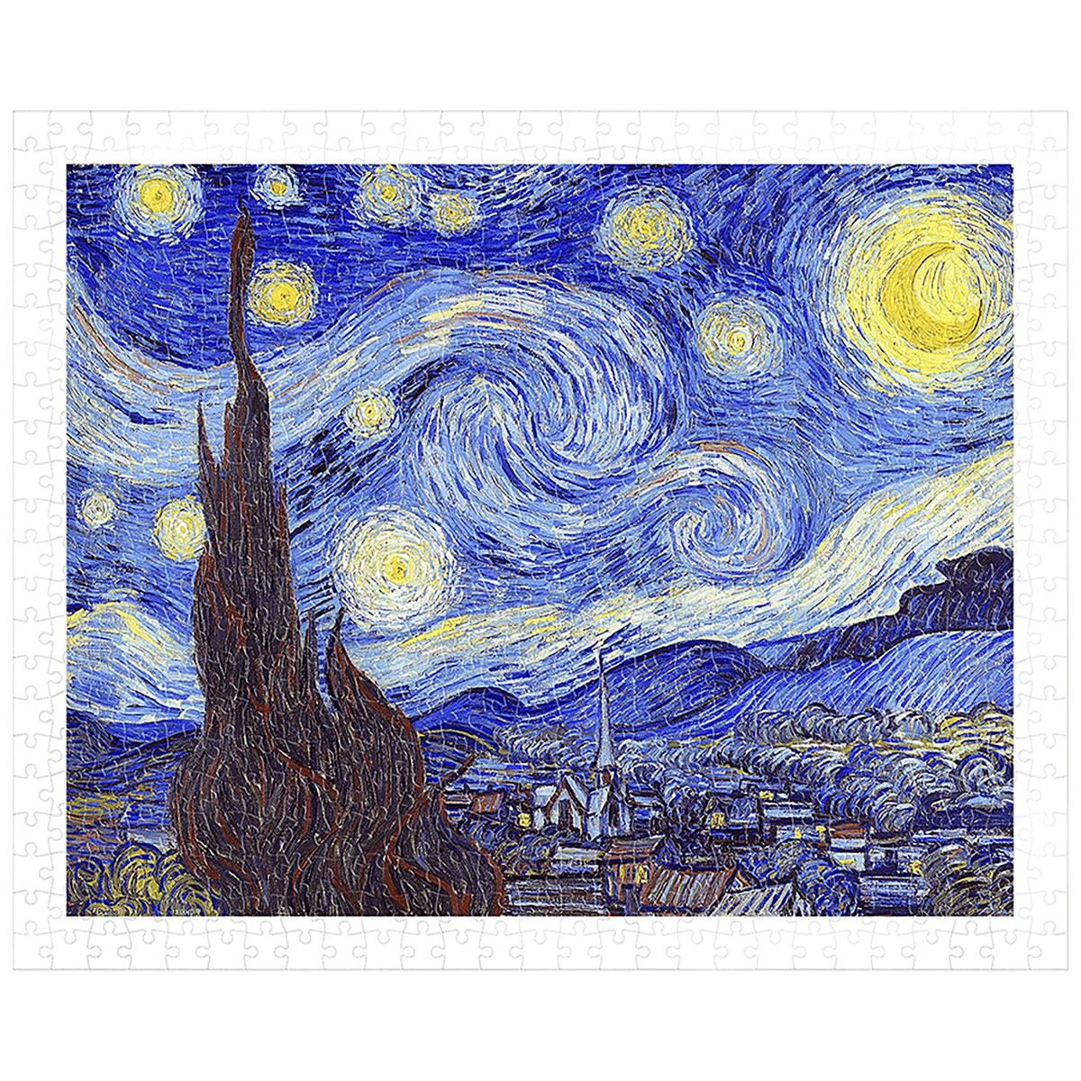 Rompecabezas Vincent Van Gogh: Noche Estrellada 500 Piezas