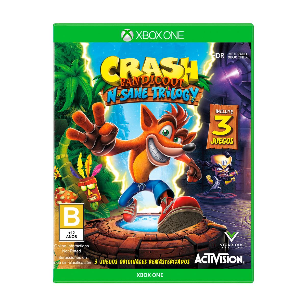 Xbox One Crash Bandicoot Trilogy