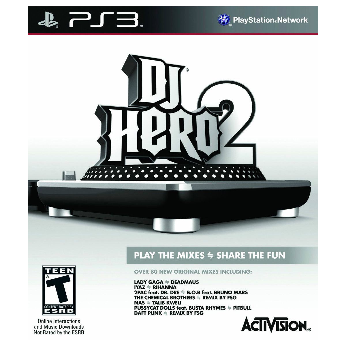 Dj Hero 2 Software Playstation 3