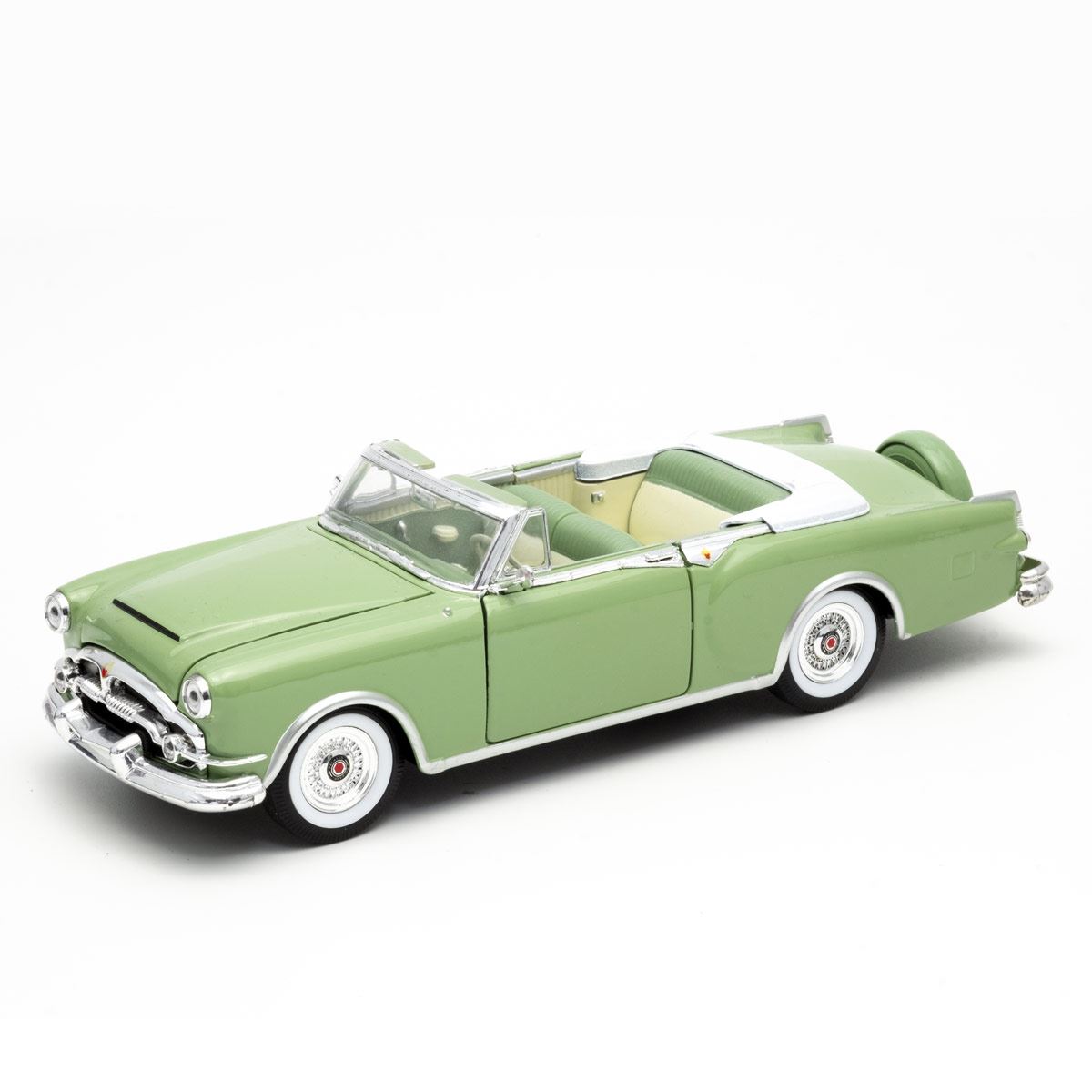 Auto Escala 1953 Packard Caribbean Convertible Verde Die Cast