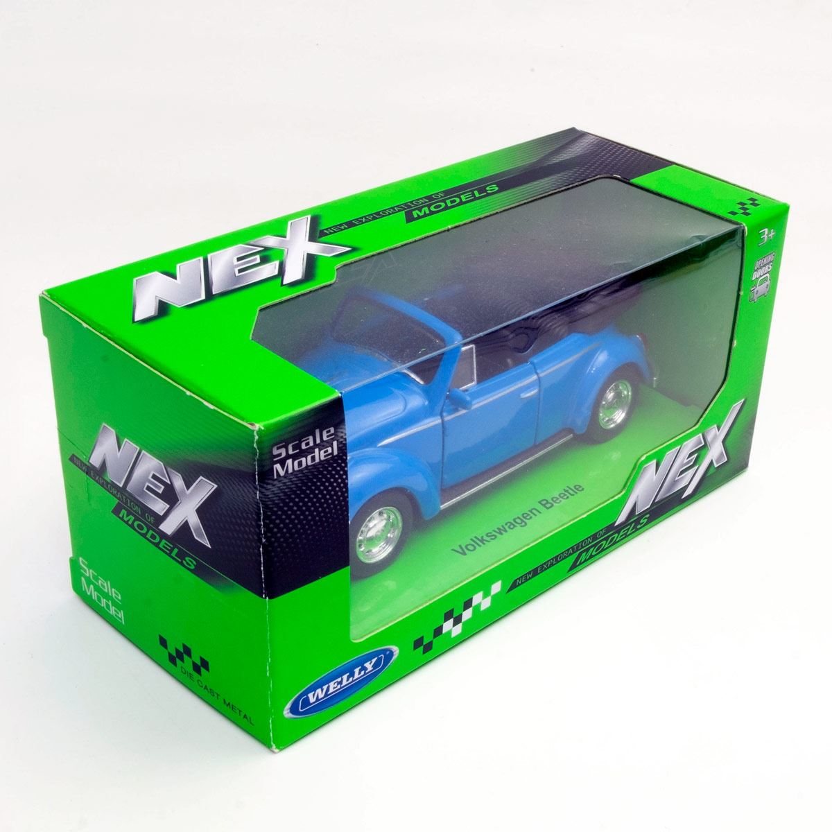 4.75" Volkswagen Beetle (Convertible), Light Blue Color