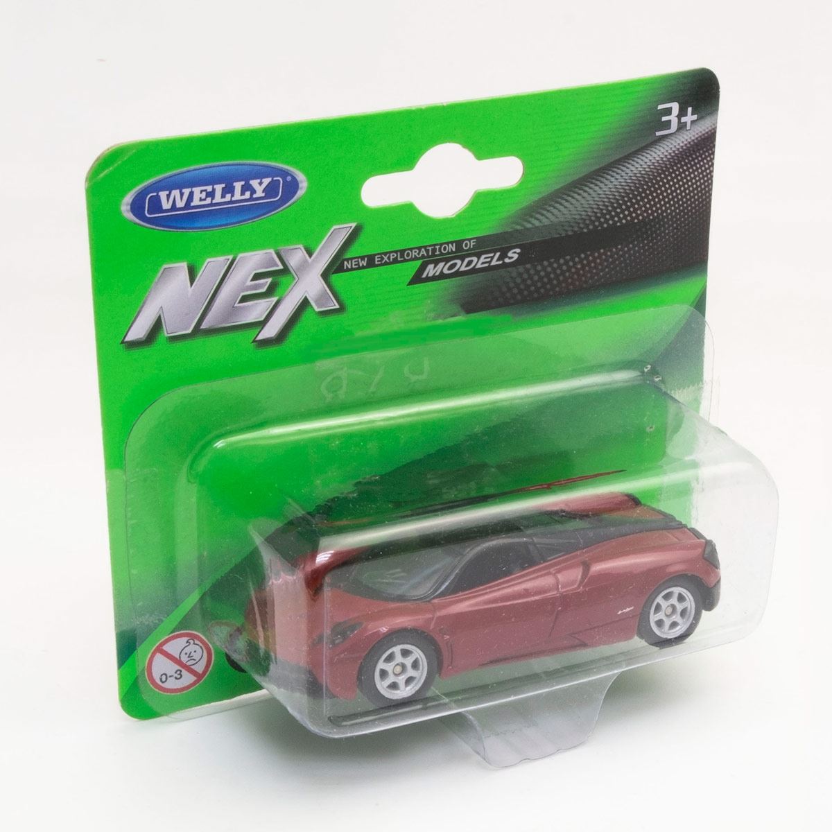 3" Pagani Huayra, Dark Metallic Red Color