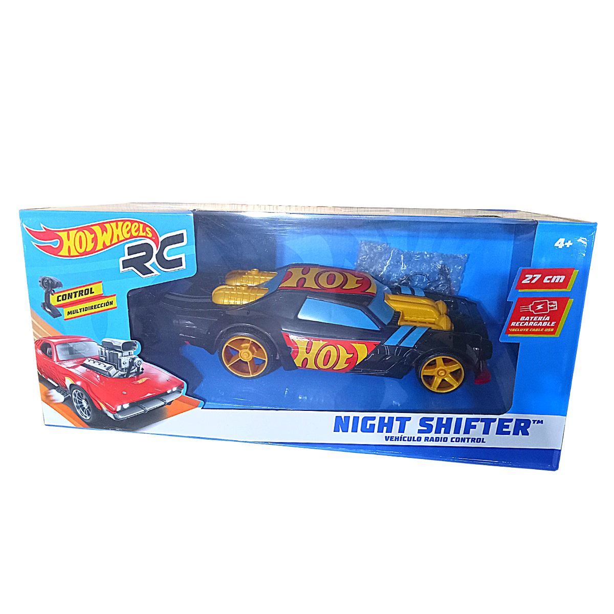 Hotwheels Radio Control Nightshifter 27cm 2 4ghz