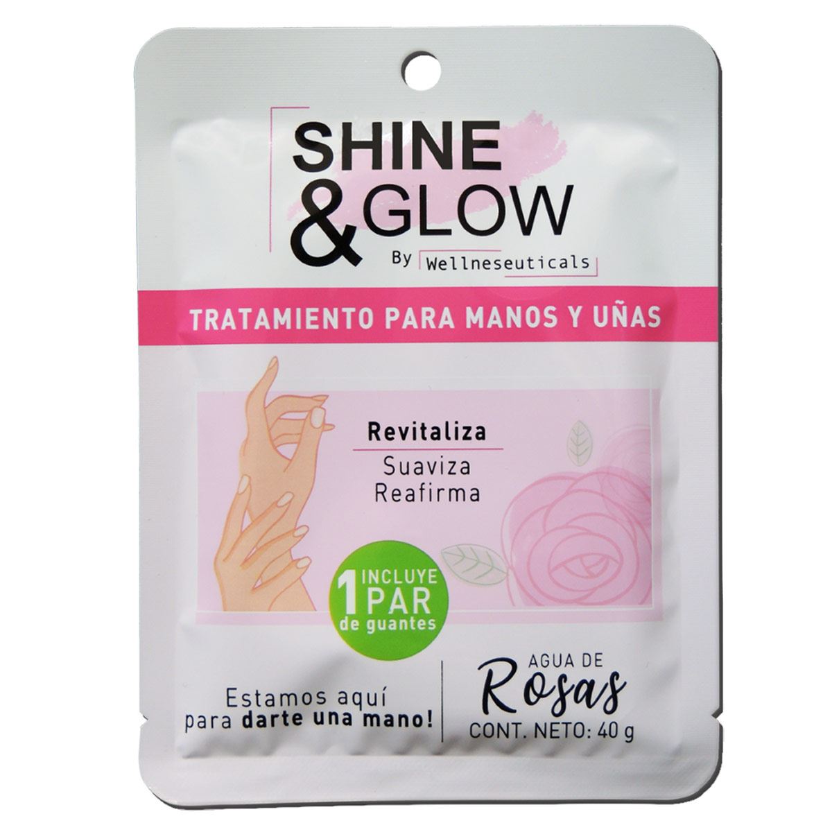 Mascarillas hidratante para manos y uñas