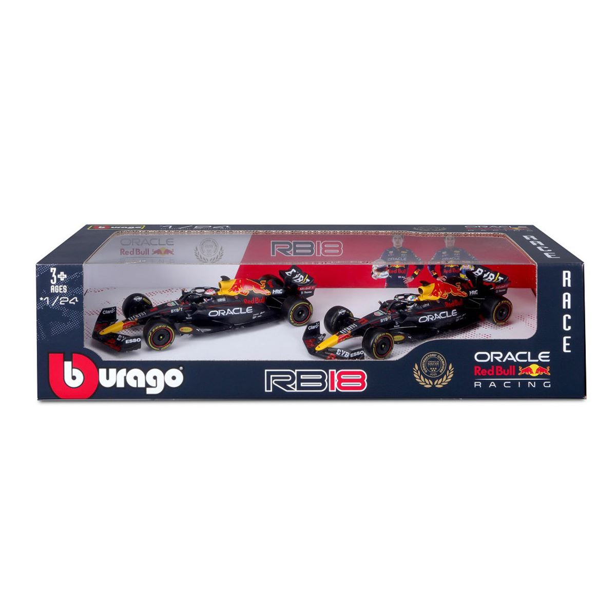 Paquete Vehículos Red Bull 1:24 F1 Championship Team Gift