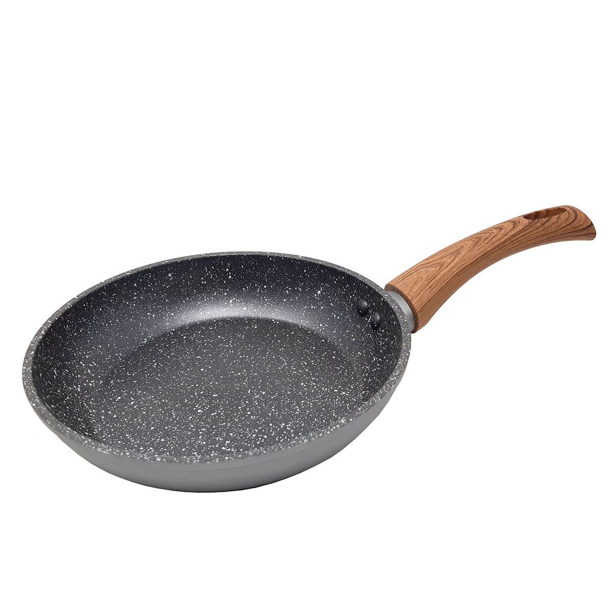 Sartén Westinghouse Antiadherente de Mármol Gris Madera 26 cm (WCFP0032026MBB)