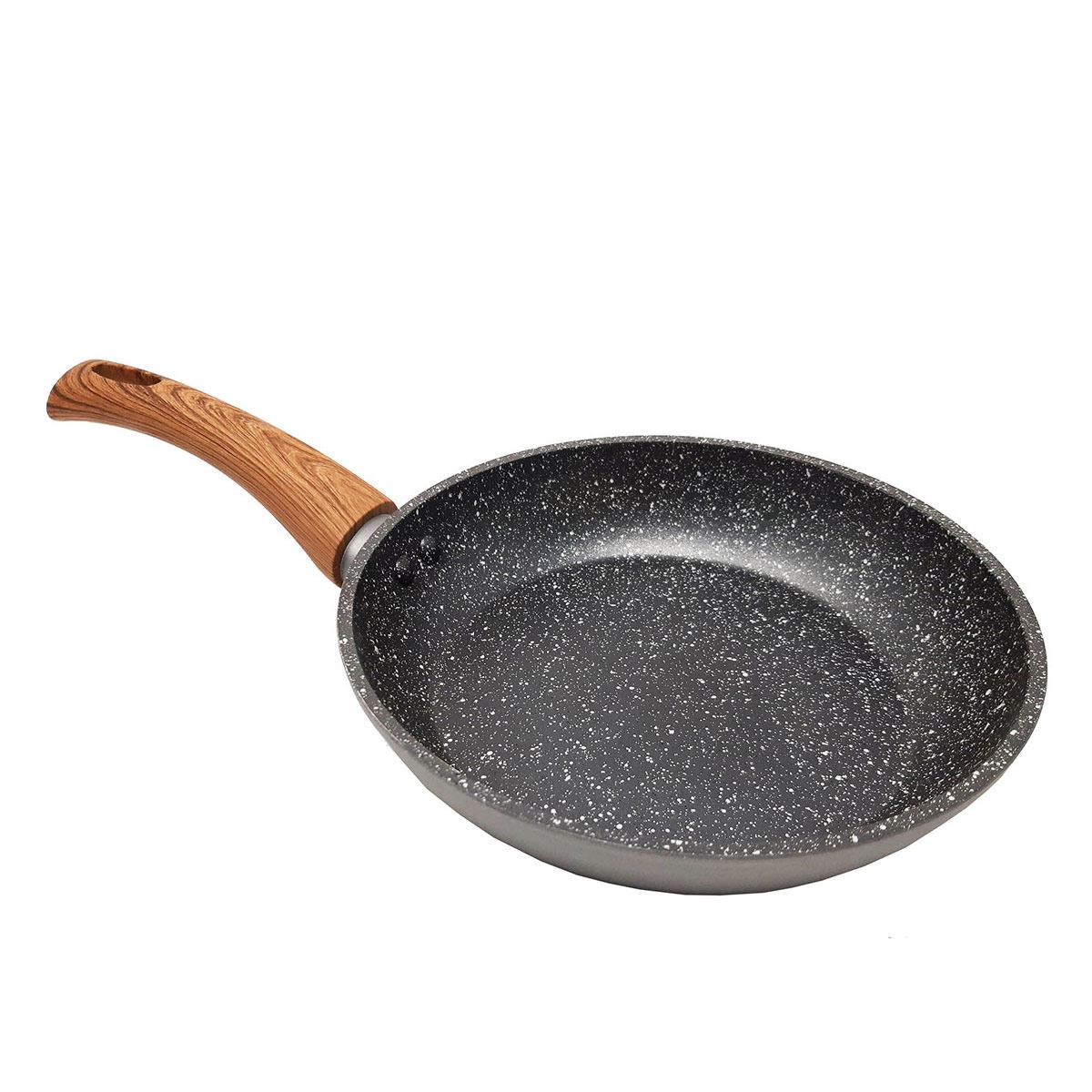 Sartén Westinghouse Antiadherente de Mármol Gris Madera 26 cm (WCFP0032026MBB)