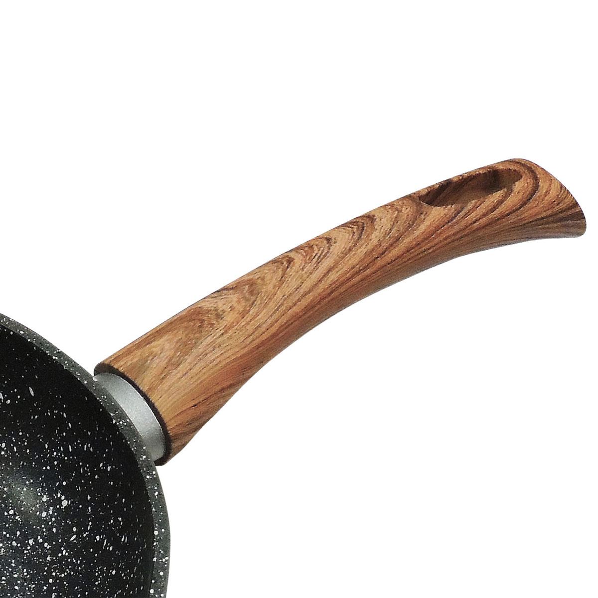 Sartén Westinghouse Antiadherente de Mármol Gris Madera 26 cm (WCFP0032026MBB)