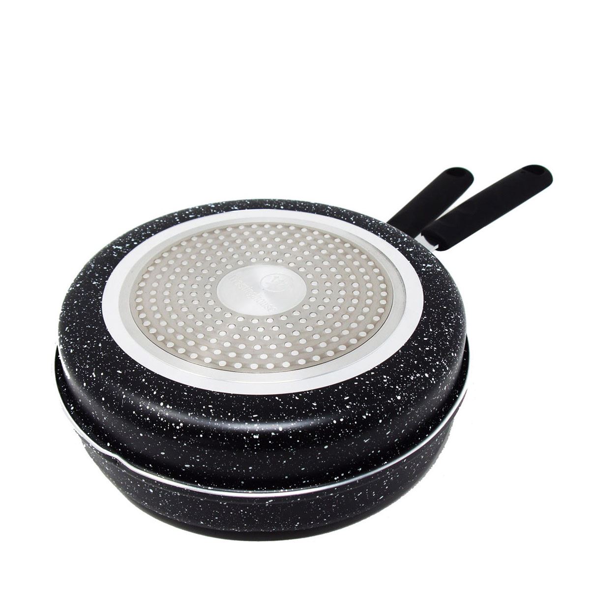 Set de Sartenes Westinghouse  Antiadherente de Mármol Negro 28 cm