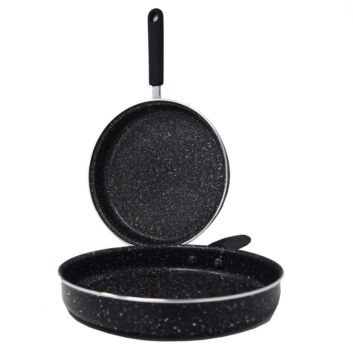 Set de Sartenes Westinghouse  Antiadherente de Mármol Negro 28 cm