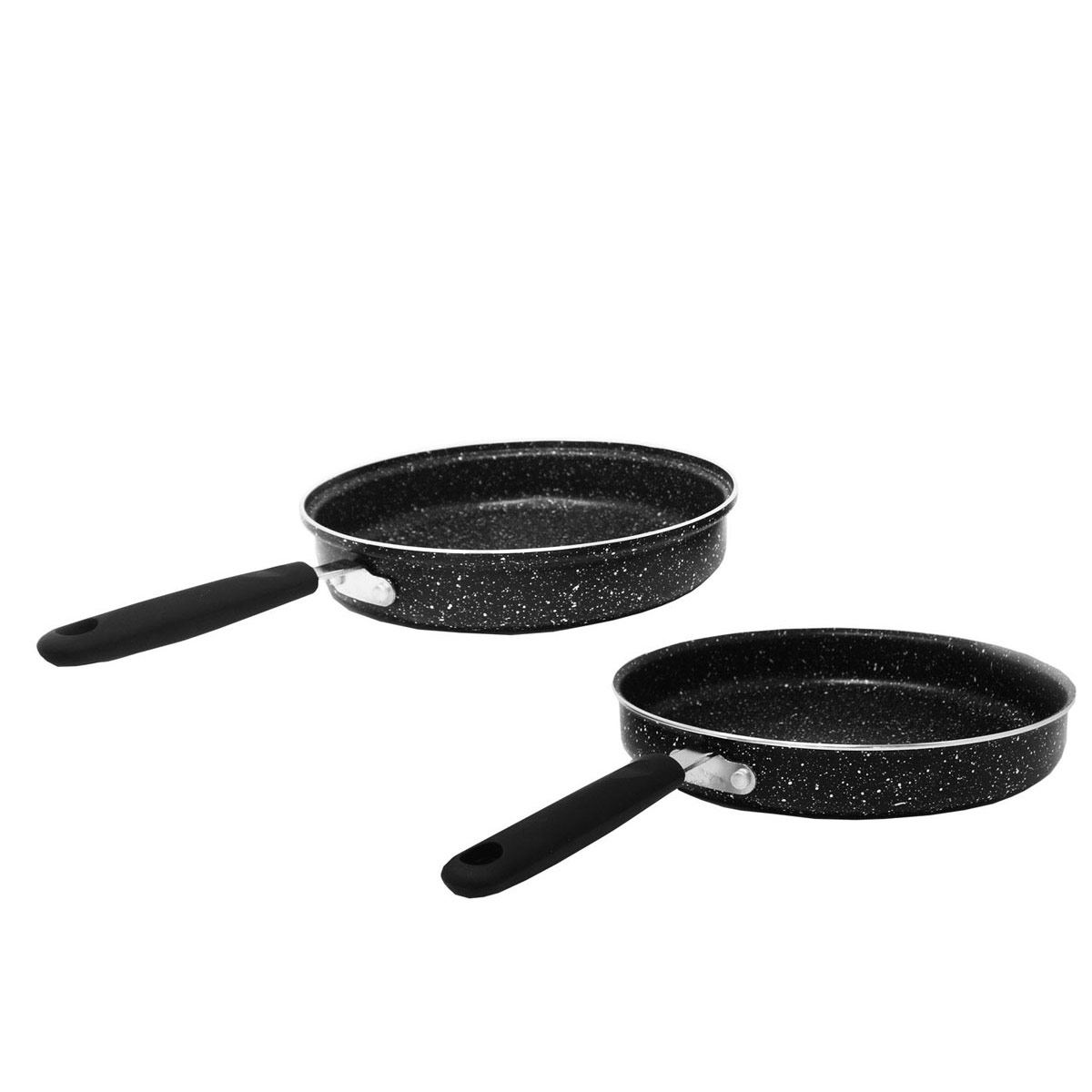 Set de Sartenes Westinghouse  Antiadherente de Mármol Negro 28 cm