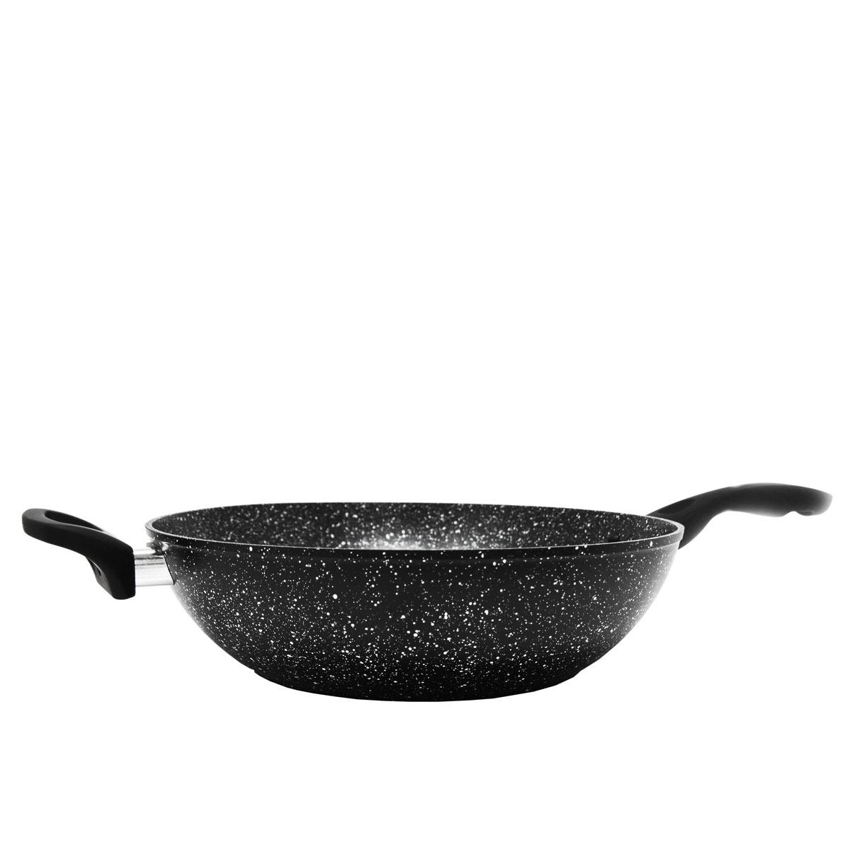 Wok Westinghouse Antiadherente de Mármol Negro 32 cm