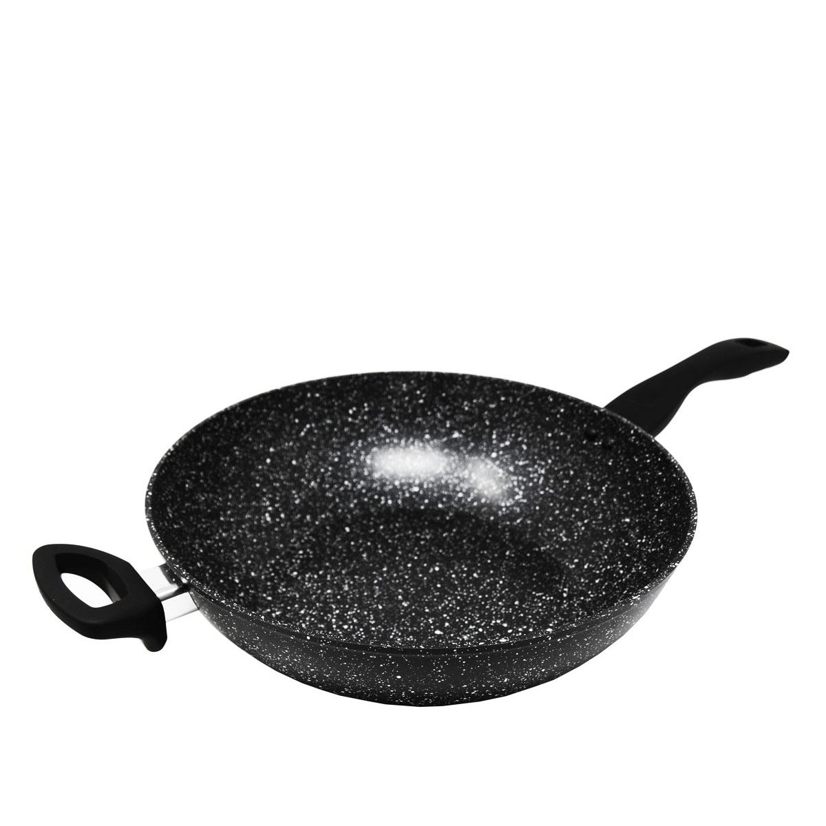 Wok Westinghouse Antiadherente de Mármol Negro 32 cm