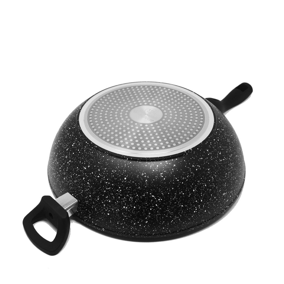 Wok Westinghouse Antiadherente de Mármol Negro 32 cm