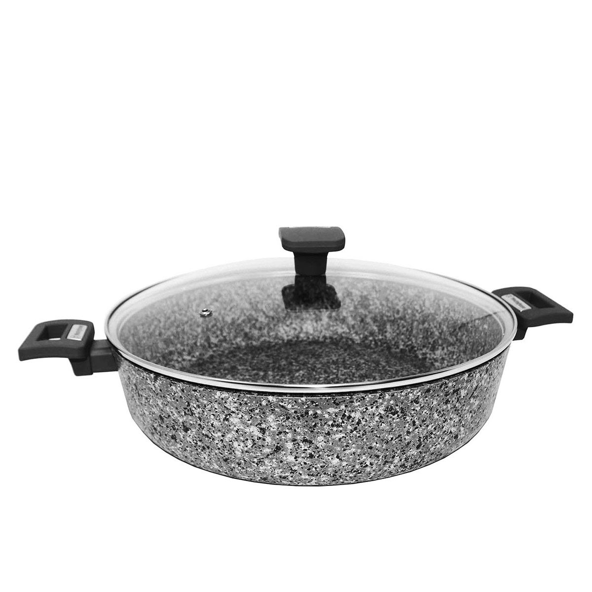 Wok Antiadherente de Mármol Gris Granito 32cm – Westinghouse