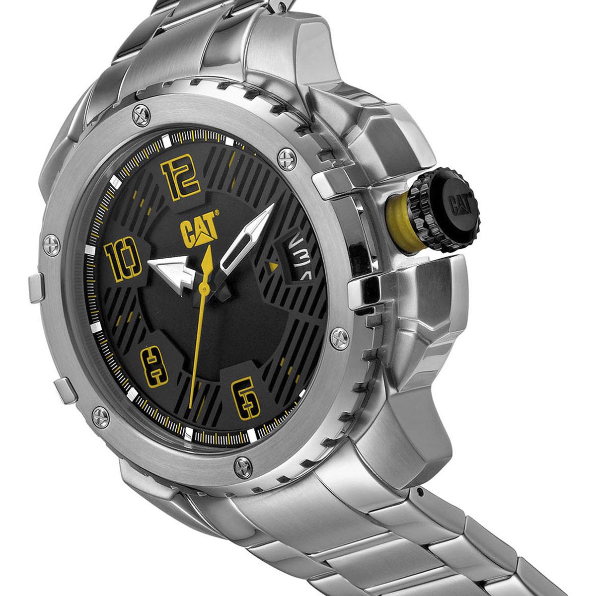 Reloj Caterpillar Construct Plata Para Caballero