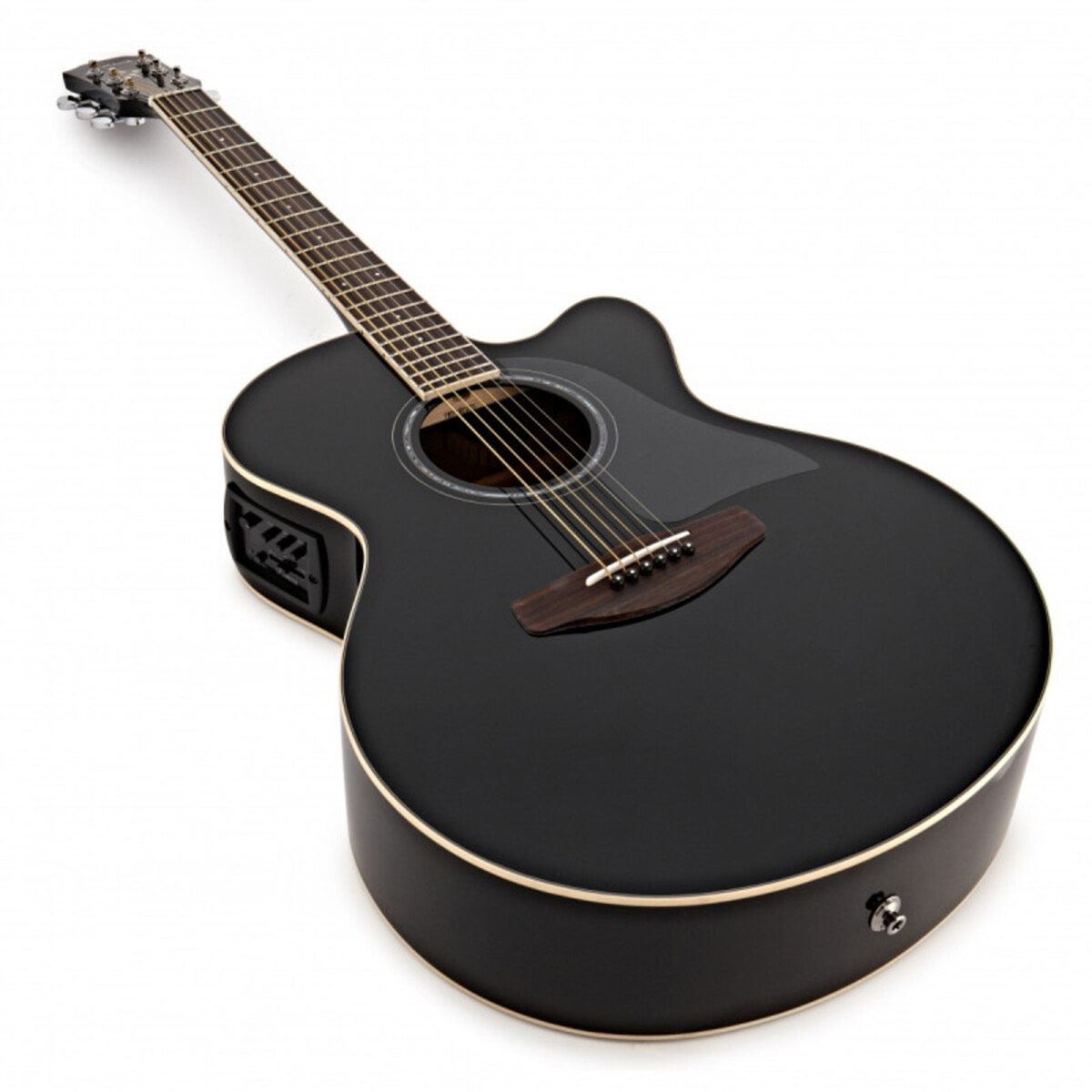 Guitarra Electroacústica Cuerdas de Acero Yamaha CPX600-Negro