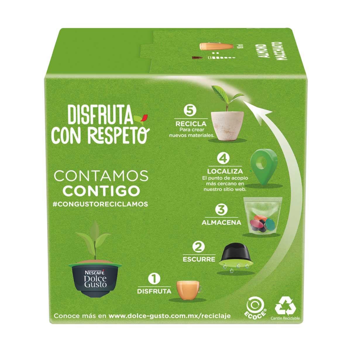 Cápsulas Nescafé Dolce Gusto Macchiato Almendra