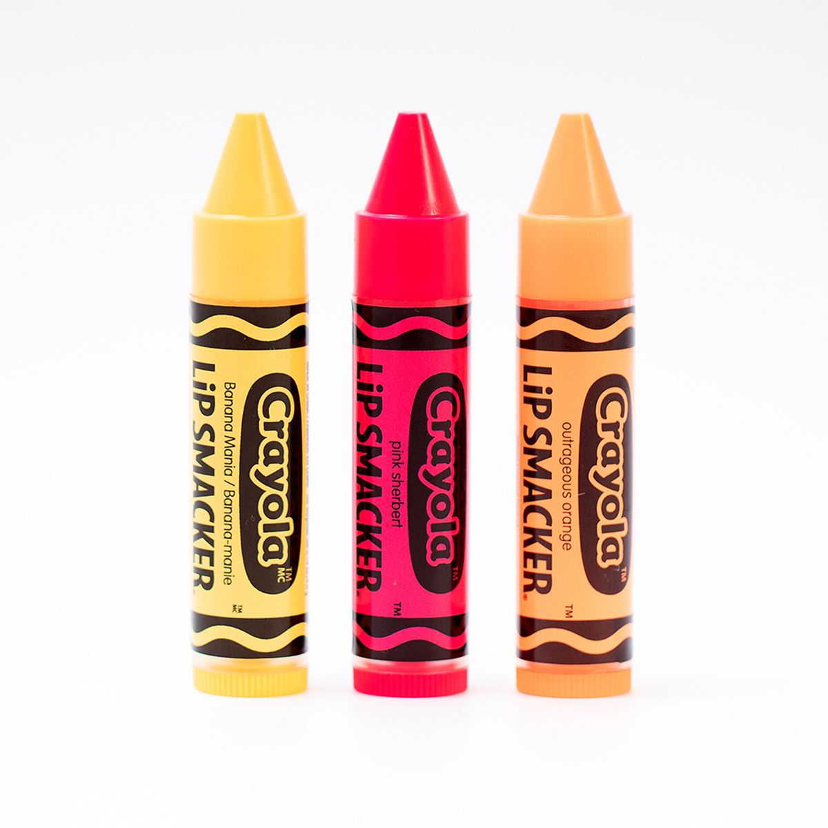 Trio Bálsamos Labiales Crayola Lip Smacker