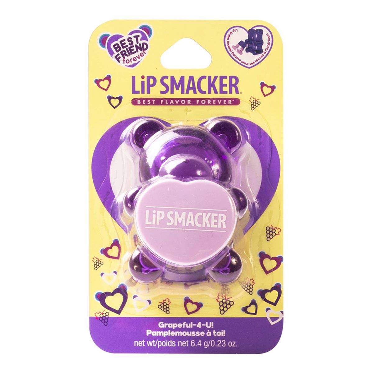 Bálsamo Labial Sugar Bear Uva Lip Smacker